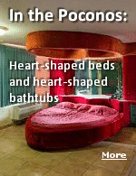 Heart-shaped hot tubs surrounded by rose petals, circular beds with ceilings that replicate a starry night sky and jaw-dropping, seven-foot-tall champagne-glass whirlpools for two. Welcome to the Cove Pocono Resorts in Pennsylvania, once known as the ''Honeymoon Capital of the World'' thanks to its array of adults-only hotels and their quirky room features.